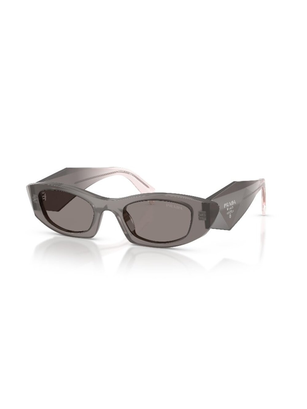 New Prada Women's Sunglasses Grey Lens Acetate Frame PR B16S 20F80Q 50